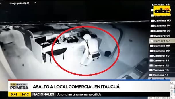 Delincuentes se llevan G. 20 millones tras asalto en Itauguá