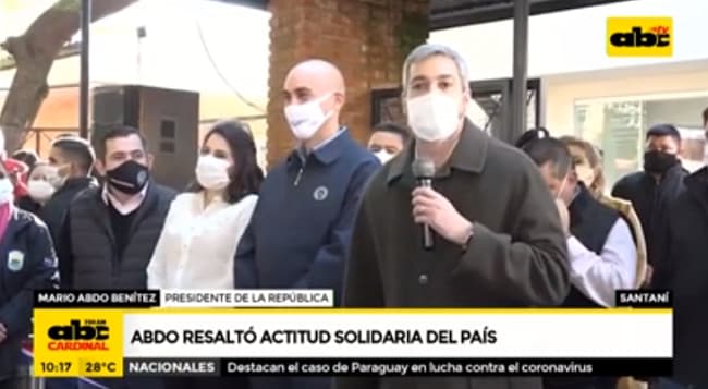 Abdo Benítez adelanta algo del informe de Mazzoleni