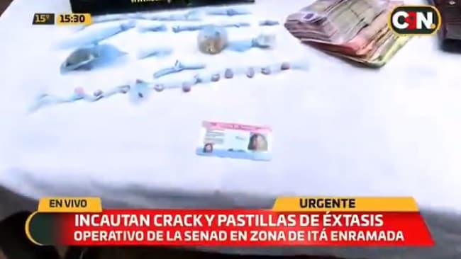 Incautan dosis de éxtasis y crack en inquilinato