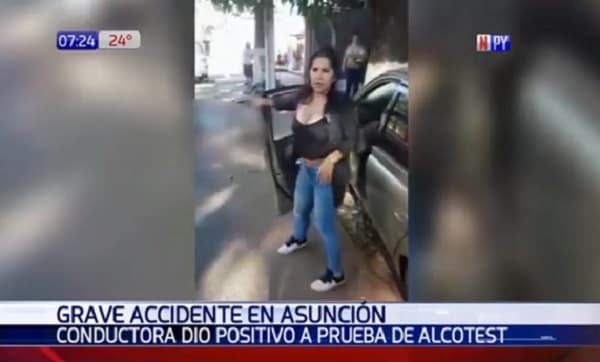 Liberan a conductora que arrolló a dos personas en estado de ebriedad