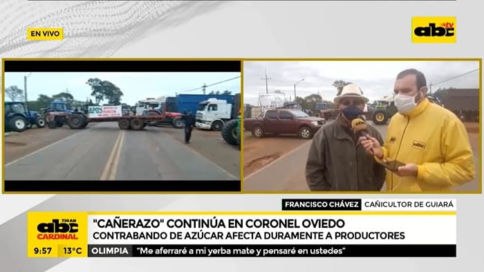 Cañicultores vuelven a protestar en ruta