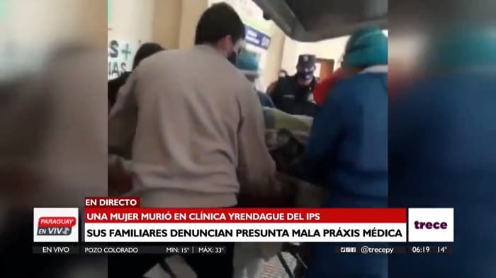 Mujer muere en IPS y familiares denuncian falta de atención