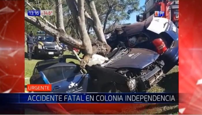 Conductor muere en accidente que dejó a automóvil partido en dos