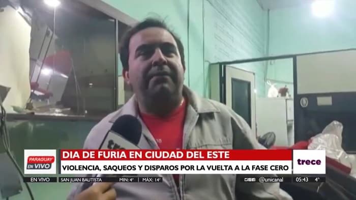 Denuncian saqueos en manifestaciones en Ciudad del Este
