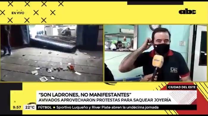 Saqueo en CDE causa perjuicio de G. 500 millones a joyero