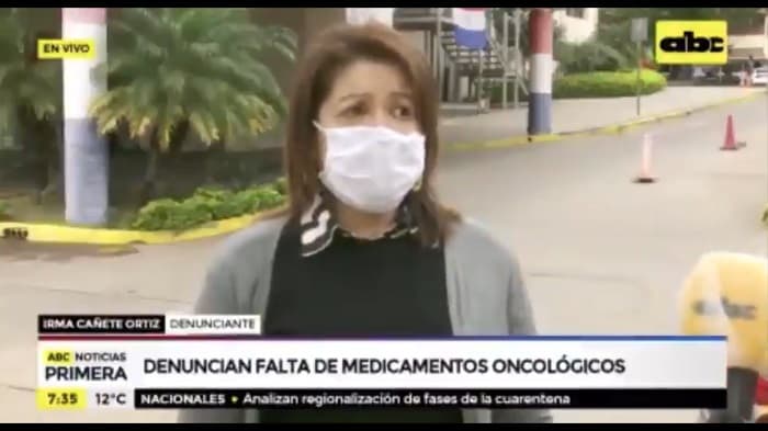 En IPS avisaron de falta de medicamentos un día antes de quimio, denuncian