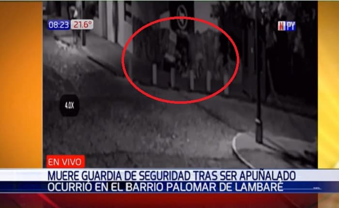 Revelan imágenes de fatal ataque a guardia