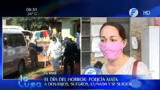 Policías vieron “volado” y armado al autor del quíntuple homicidio