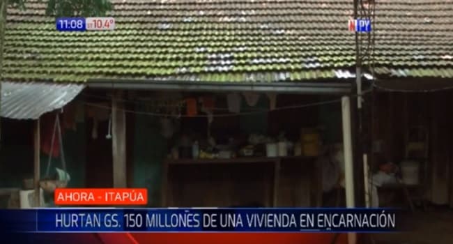 Mientras dueño no estaba, roban G. 150 millones de vivienda
