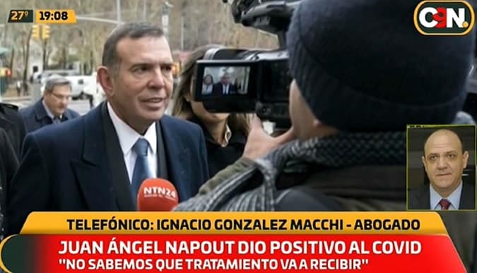 Napout está con Covid-19 y prediabetes, según abogado