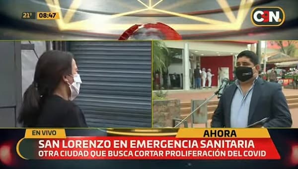 Declaran emergencia sanitaria en San Lorenzo por caso de Covid-19
