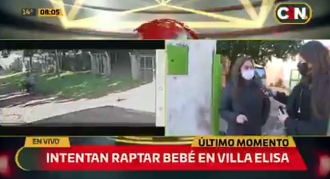 Motochorros intentan raptar a beba en Villa Elisa