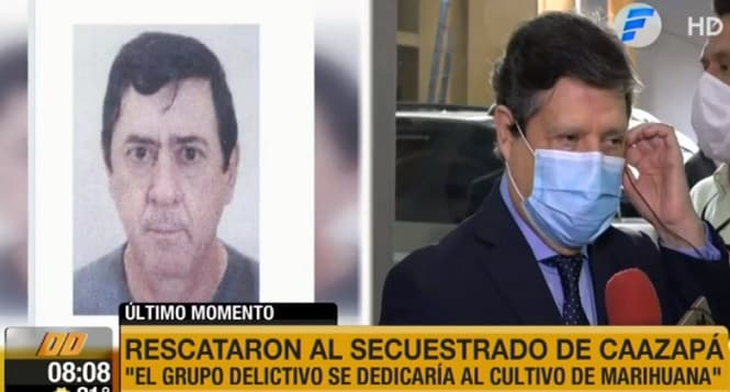 Liberan a productor brasileño secuestrado