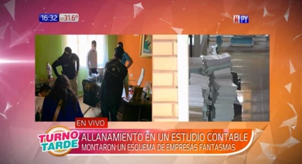 Denuncia de venta de facturas falsas genera allanamiento en estudio contable