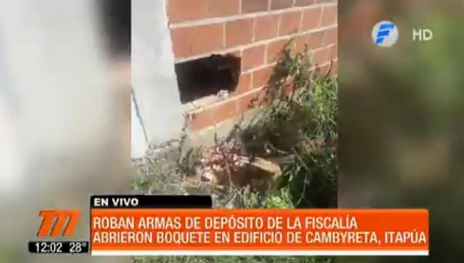 Delincuentes roban armas de fuego de depósito de Fiscalía