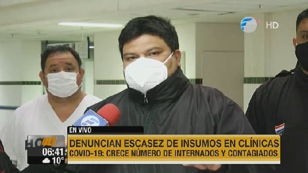 En Clínicas piden a Mazzoleni que recorra hospitales ante escasez