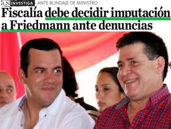 Grupo Cartes envía una “orden” a la Fiscalía en el caso Friedmann