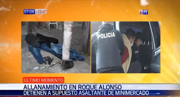 Detienen a sospechosos de múltiples asaltos en Mariano Roque Alonso
