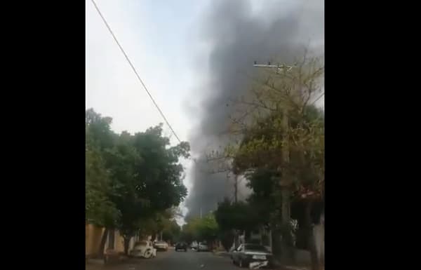 Reportan incendio de gran magnitud en el Bañado Sur