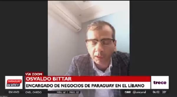 No hay reporte de paraguayos afectados por tragedia en Beirut, confirma diplomático