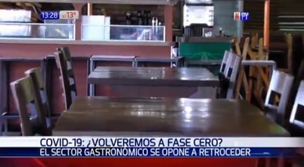 Gastronómicos califican de “sin sentido” regreso a Fase 0