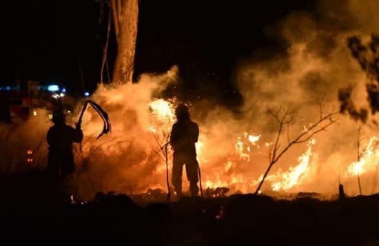 Controlan incendio de pastizal en Ypané