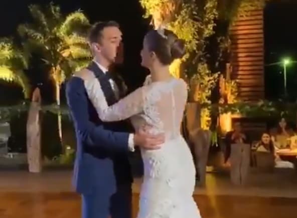 Así se vivió el vals de la boda de Sol Cartes