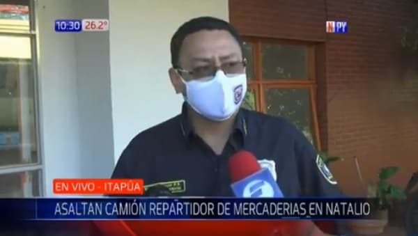 Asaltan camión repartidor de bebidas y se llevan G. 27 millones