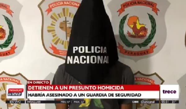 Detienen a sospechoso de asesinato de guardia de seguridad