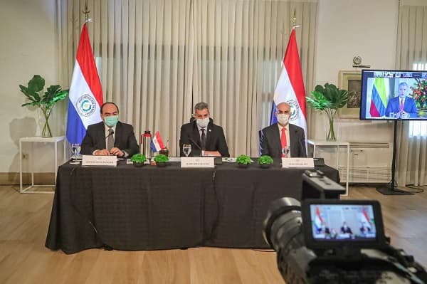 Presidentes de la región acuerdan acceso a vacuna y reapertura gradual de fronteras