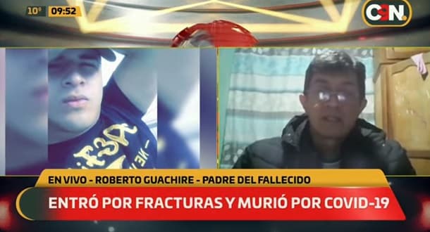 Joven ingresó por fractura y salió sin vida por Covid-19, denuncian familiares
