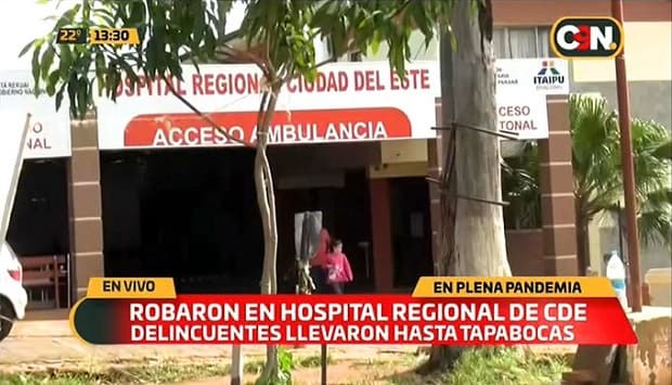 Hombre simuló ser médico y se apoderó de insumos en Hospital Regional de CDE