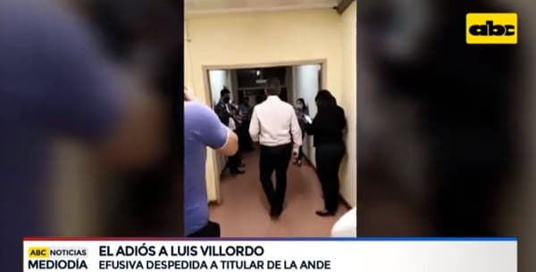 Villordo se retira de la ANDE en medio de escrache