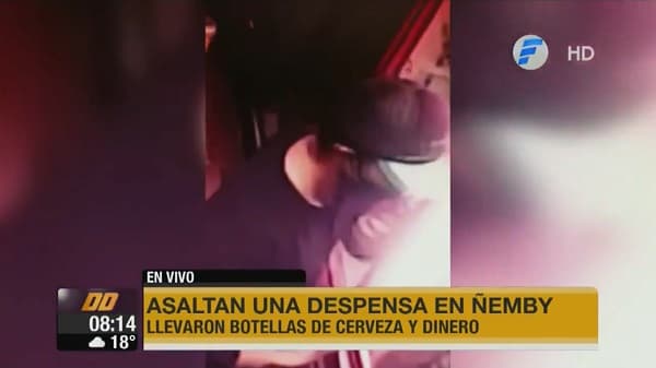 Asaltan despensa en Ñemby y se llevan hasta cerveza