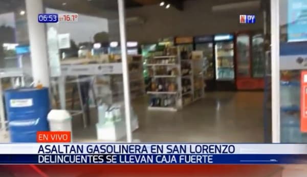 Delincuentes se llevan recaudación de surtidor