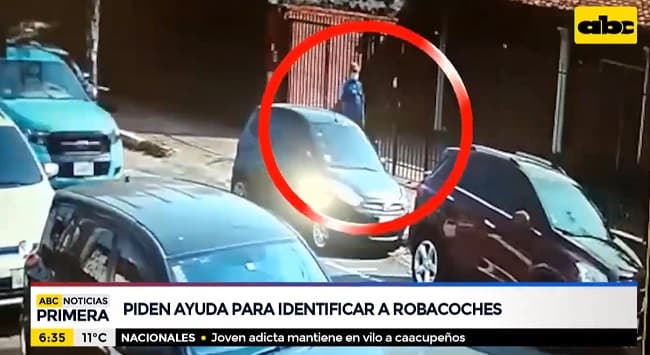 Captan proceder de robacoches y piden ayuda para identificarlo