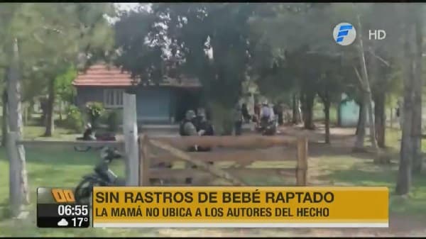 No hay rastros de bebé raptado hace varios días
