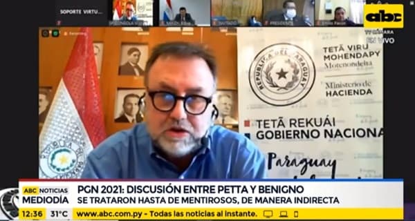 Defensa de presupuesto genera cruce entre ministros