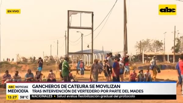 Gancheros solicitan volver a trabajar en Cateura