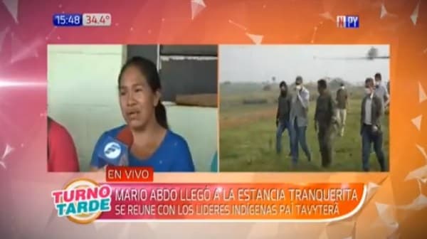 Abdo Benítez promete a madre recuperar a nativo secuestrado