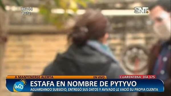 Mujer cuenta cómo fue estafada en nombre de Pytyvõ