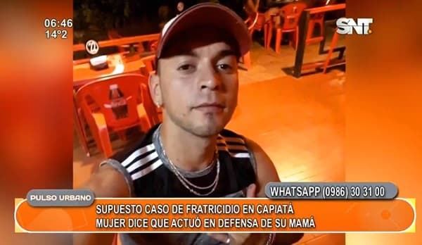 Hermana defendió a su madre y apuñaló a su hermano