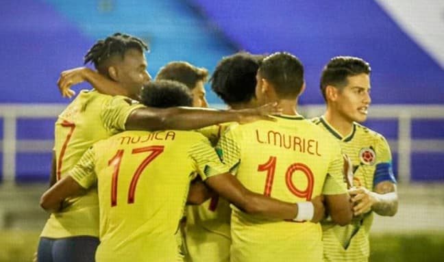 Colombia golea al próximo rival de Paraguay