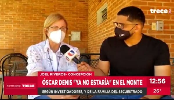 Denis salió del monte donde estuvo en cautiverio, estiman