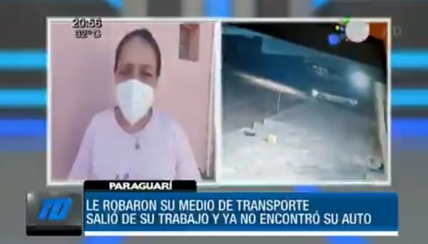 Enfermera sufre robo de vehículo mientras estaba de guardia