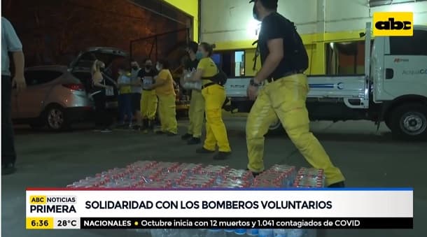 Bomberos reciben ayuda de la ciudadanía