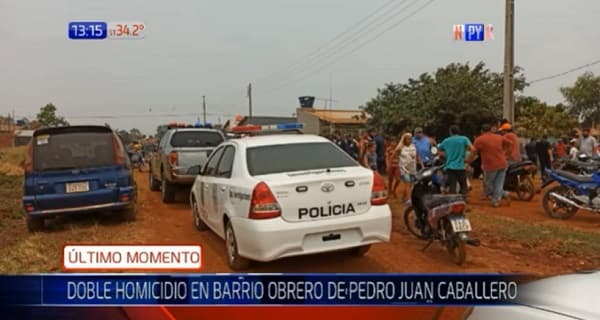 Dos jóvenes mueren acribillados en Pedro Juan
