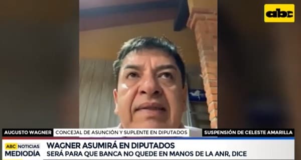 Wagner reemplazará a Celeste Amarilla desde el miércoles