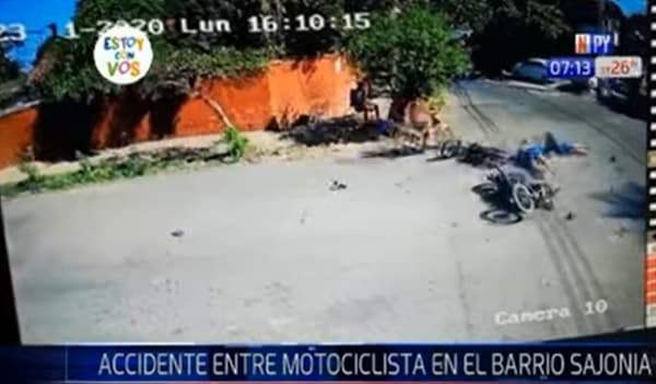 Choque frontal de motocicletas deja un herido