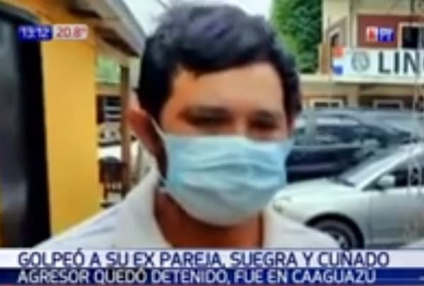 Hombre es detenido sospechoso de agredir a su expareja y familia